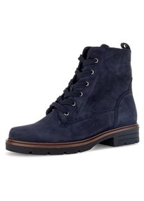 Gabor, Damen, Schn&uuml;rboots , Blockabsatz, Schn&uuml;rstiefelette, praktischer Innenrei&szlig;verschluss, dunkelblau, 39, dunkelblau, Robuster Schn&uuml;rboots mit 