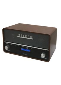 Denver , Retro-Radio »DAB-36«, (Bluetooth FM-Tuner-Digitalradio (DAB+) 5 W) , Braun/Schwarz , Snooze & Sleep Timer Funktion