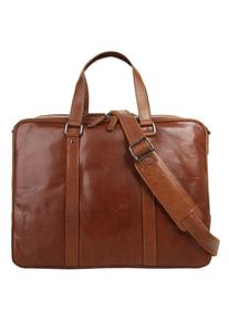 XZONE X-Zone , Reisetasche, echt Leder , cognac