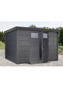 Wolff , Gerätehaus »Eleganto 3330«, Metall , anthrazit