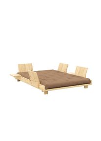 Karup Design , Bett »Social Sofa Bed, mit verstellbarem Zubehör, inkl Matratze & Lattenrost« Bett wahlweise mit 2 oder 4 Rückenlehnen und 2...