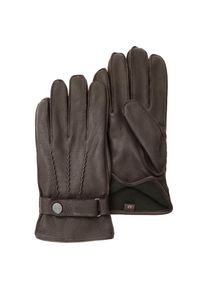 Pearlwood, Herren, Lederhandschuhe &raquo;Planar&laquo; Verstellbarer Lederriegel, hazel, hazel, 100% Echtes mongolisches Ziegenleder