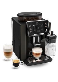 Krups , Kaffeevollautomat »EA9128D Sensation Milk«, 6 Kaffee- und Milchspezialitäten, aut. Reinigung, Metall-Brühgruppe , Graphite/Schwarz