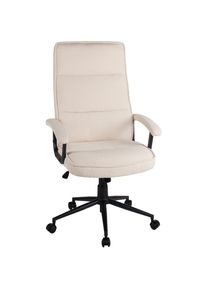 Duo Collection , Chefsessel »Ferdinand«, Webstoff , creme + schwarz