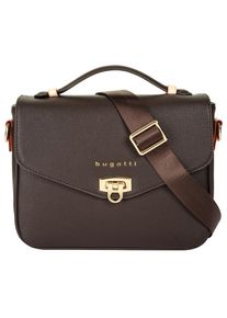 Bugatti, Damen, Umh&auml;ngetasche &raquo;ELLA&laquo;, dunkelbraun, dunkelbraun, H&ouml;he 20 cm x Breite 24 cm x Tiefe 4 cm