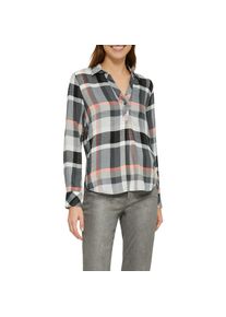 s.Oliver , Langarmbluse, mit Karo Muster , asphalt check , 34 , 34 , Bluse von s.Oliver