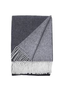 CASATEX, Plaid &raquo;Duo Grigio Medio&laquo; elegantes Design, anthrazit, Kaschmir, Wolle, B/L: 130 cm x 190 cm, anthrazit