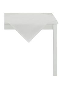 Apelt , Mitteldecke »ALASKA, LOFT STYLE, Rips Uni«, (1 St.) , hellgrau , B/L: 93 cm x 93 cm