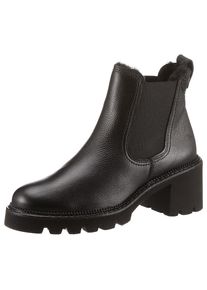 Paul Green , Chelseaboots, Winterstiefelette, Ankleboots, Blockabsatz, mit Profilsohle , schwarz , 36 , 36 , Elegante Stiefelette mit...