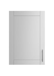 KOCHSTATION, H&auml;ngeschrank &raquo;KS-Ahus&laquo; Breite 60 cm, hellgrau matt/wildeiche Nachbildung, wildeiche Nachbildung -B/H/T: 60 cm x 89,6 cm x 34,9 cm, 