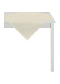 Apelt , Mitteldecke »ALASKA, LOFT STYLE, Rips Uni«, (1 St.) , beige , B/L: 93 cm x 93 cm