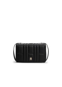 Tommy Hilfiger , Umhängetasche »TH FEMININE CONV CROSSOVER«, Damen-Schultertasche, Clutch, Minibag mit modischer Steppung , schwarz