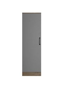 Wiho-Küchen wiho Küchen , Seitenschrank »Elba«, Breite 50 cm , Front: Graphit, Korpus: Halifax Eiche Braun