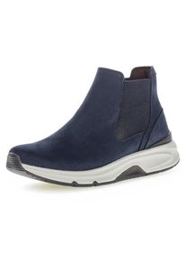 Gabor Rollingsoft , Chelseaboots, Stiefelette, Schlupfschuh, High Top-Sneaker mit Logo an der Ferse , dunkelblau , 42 , 42 , Chelseaboots mit...