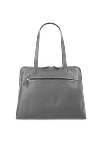 Betty Barclay, Damen, Shopper echt Leder, schwarz, schwarz, H&ouml;he 40 cm x Breite 30 cm x Tiefe 11 cm