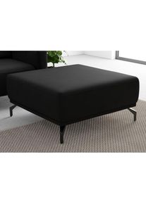 Sit & More sit&more, Hocker &raquo;Bailando&laquo; mit Federkern und schwarzen, matten Metallf&uuml;&szlig;en, schwarz, B/H/T: 86 cm x 45 cm x 86 cm, schwarz