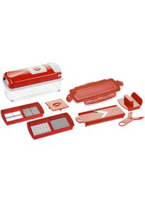 Genius , Gemüseschneider »Nicer Dicer smart«, 7-teilig , rot