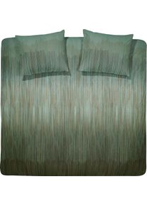 Damai , Bettwäsche »Cassio«, mit zarten Streifen , green , B/L: 200 cm x 200 cm