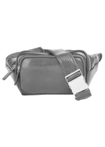 BAGAN , Gürteltasche echt Leder , schwarz