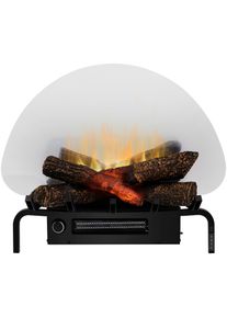 Dimplex, Elektrokamin &raquo;Revillusion Logset 20&laquo; schwarz, 2 Heizstufen, Fernbedienung mit Revillusion Flammeneffekt, schwarz, schwarz