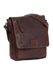 Mustang, Damen, Umh&auml;ngetasche &raquo;San Marino Shoulderbag&laquo; mit praktischer Einteilung, braun, braun, Aus hochwertigem Leder