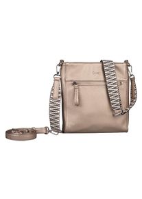 Gabor , Umhängetasche »Silena«, hochwertig gewebte Gurtband und ein filigranes Logo , metallic rose