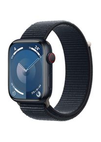 Apple , Smartwatch »Watch Series 9 Aluminium«, (4,5 cm / 1,77 Zoll), Watch OS 10, Sport Loop , Mitternacht/Mitternacht