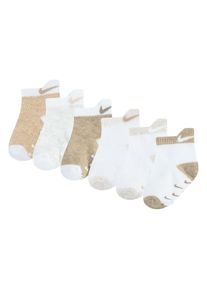 Nike Sportswear , Socken »6er Pack«, (6 Paar) , weiß, braun , 68/80 (6/11) , 68/80 (6/11) , 6er Pack Söckchen von Nike Sportswear