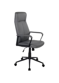 Duo Collection , Chefsessel »Conrad«, Kunstleder , dunkelgrau + schwarz