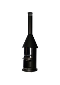 Buschbeck , Holzkohlegrill »Edelstahlgrill Auckland, schwarz«, Edles Design, Premium-Produkt mit Senotherm-Lackierung, Ø65 x H 230 cm , schwarz