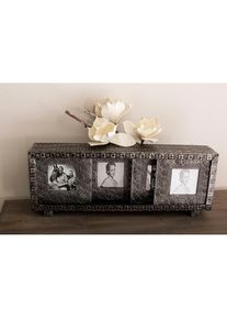 MyFlair M&ouml;bel & Accessoires, Bilderrahmen &raquo;Hazine&laquo;, antikgrau, Metall, B/H/T: 58 cm x 10 cm x 22 cm, antikgrau