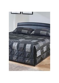 Westfalia Schlafkomfort , Tagesdecke , schwarz/grau , B/L: 277 cm x 250 cm