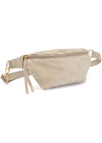 ELBSAND, Damen, Bauchtasche &raquo;Umh&auml;ngetasche&laquo; aus Leder, Brusttasche, Schultertasche, Crossbody Bag, sand, sand, Weiche Umh&auml;ngetasche aus hochwertigem 