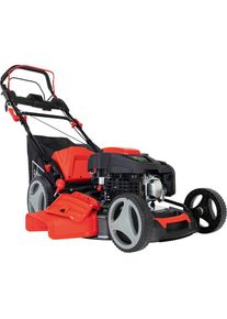 Scheppach , Benzinrasenmäher »MS225-53E«, 5,15 kW/7 PS, Elektro-Start und Radantrieb , schwarz-rot , Einfaches Mähen auch am Hang dank...