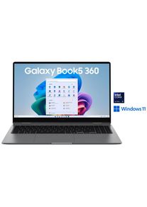 Samsung , Notebook »Galaxy Book5 360 15,6'' (NP750Q) Ultra5 16 GB + 512 GB«, 39,6 cm, / 15,6 Zoll, Intel, Core Ultra 5, ARC, 512 GB SSD , Grau ,...