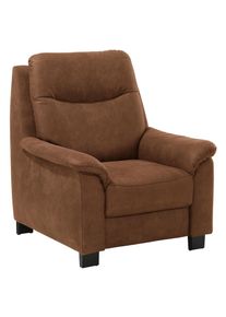 Home Affaire , Sessel »Boccaccio«, mit Federkern, incl. Kopfteilverstellung , cognac