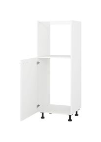 KOCHSTATION, Backofen/K&uuml;hlumbauschrank &raquo;"KS-Scafa"&laquo; Breite/H&ouml;he: 60/150 cm, wahlweise T&uuml;ranschlag rechts oder links, wei&szlig;/zement hell, wei&szlig; -B/H/T: 60