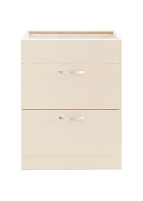 Wiho-K&uuml;chen wiho K&uuml;chen , Unterschrank &raquo;Flexi&laquo; Breite 60 cm , Front und Korpus: Magnolia