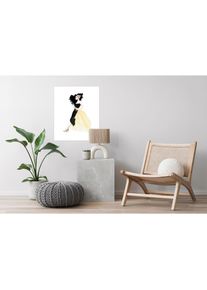 LEONIQUE , Poster »Frau mit Kleid«, Bilder von Frauen-Fashion-Frau-Herz-Herzbilder-Magazincover-Mode-Modebilder, (1 St.), HD Premium Druck , Farbe...