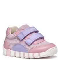 Geox , Lauflernschuh »B IUPIDOO GIRL«, Sneaker, Babyschuh, Klettschuh im Pastellfarbenem Look , rosa-lila , 23 , 23 , Lauflernschuh mit flexibler...