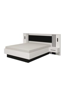 Inosign, Bettgestell &raquo;Ascalon, Liegefl&auml;che 160x200cm, gepolstertes Kopfteil&laquo; Bettanlage mit 2 Wandpaneelen inkl.Nachttische, 3D-Look durch Lamellen, 