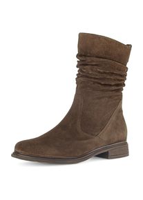 Gabor , Stiefel »Genua«, Blockabsatz, Kurzstiefel, mit Innenreißverschluss , cognac , 38 , 38 , Kurzstiefel mit gerafftem slochy-Schaft