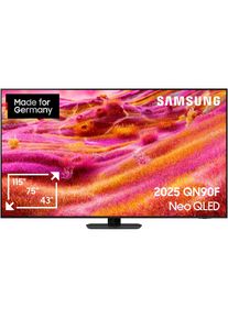 Samsung , QLED-Fernseher »GQ75QN90FAT«, 4K Ultra HD, Smart-TV, NQ HDR+, Glare Free, Upscaling Pro, Dolby Atmos & AI Sound, bis 165Hz , schwarz ,...