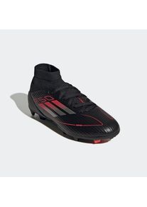 adidas Performance , Fußballschuh »F50 LEAGUE MID FG/MG KIDS«, für Rasenplätze , Core Black / Iron Metallic / Lucid Red , 37 , 37 , Dieser halbhoch...