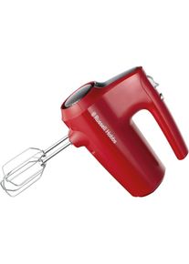 Russell Hobbs , Handmixer »Desire 27150-56, spülmaschinenfeste Aufsätze: Knethaken & Quirle« 185 W rot , rot