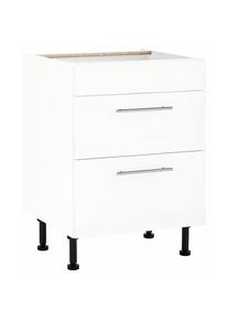 Wiho-K&uuml;chen wiho K&uuml;chen , Kochfeldumbauschrank &raquo;Ela&laquo; 60 cm breit, mit Soft-Close-Funktion , Front und Korpus: Wei&szlig;