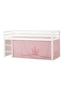 Hoppekids , Hochbett »ECO Dream, Kinderbett, Spielbett, Halbhohes Bett aus Massivholz«, inkl. Vorhang-Set Creator, Bettgröße & Matratze wählbar ,...