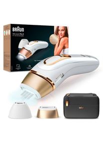 Braun , IPL-Haarentferner »Silk-expert Pro IPL PL5140«, 400.000 Lichtimpulse, Skin Pro 2.0 Sensor , weiß/gold , IPL für Behandlungen von Kopf bis...