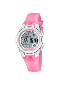 Calypso Watches , Chronograph »Digital Crush«, Armbanduhr, Quarzuhr, Damenuhr, digital, Datum, Stoppfunktion , rosa , Stilvoller Damenchronograph