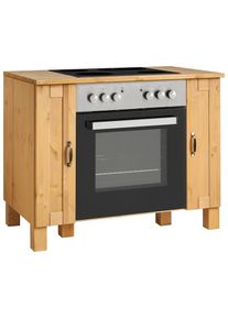 Home Affaire, Herdumbauschrank &raquo;Alby&laquo;, natur gebeizt/gewachst, B/H/T: 100 cm x 85 cm x 60 cm, natur gebeizt/gewachst